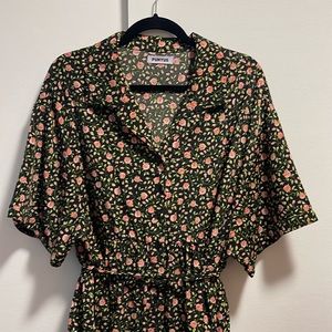 Floral Punyus maxi dress plus size